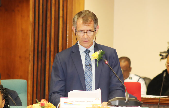 Neal Minister Minister of Finance Neal Rijkenberg.
