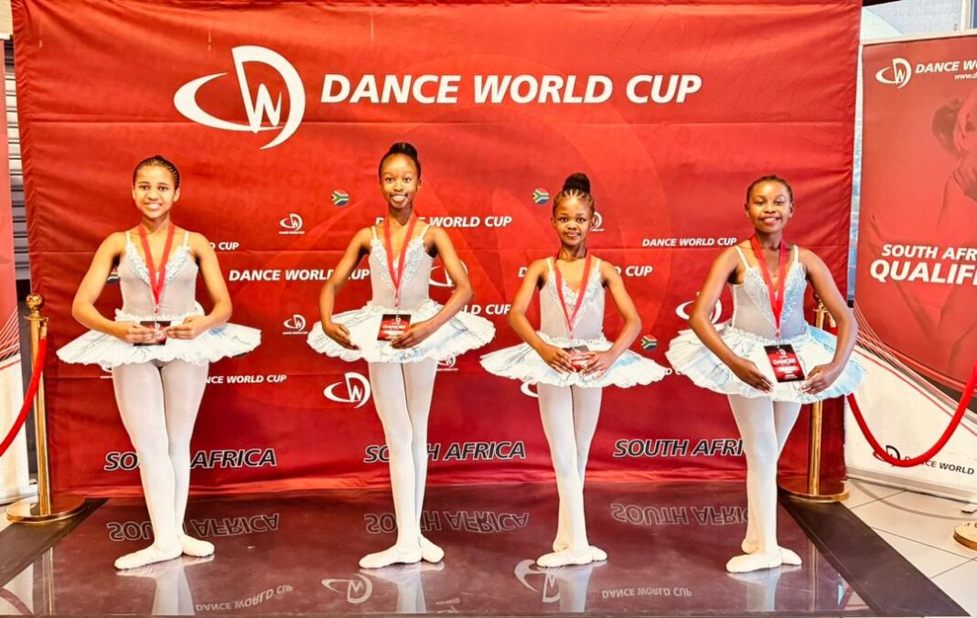 Some of the Talent 'n' Motion Academy dancers.
