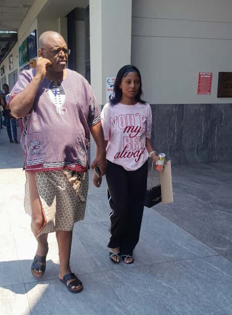 TSD Business Consultancy's Lutfo Dlamini and the University of Eswatini BSc graduate Sebenele Dlamini on their way to serve Let Us Repair Director Abu Sufyani with a letter of demand for her compensation for unfair dismissal. The employer was given seven days to settle the matter. (Pics: Bongiwe Dlamini)
