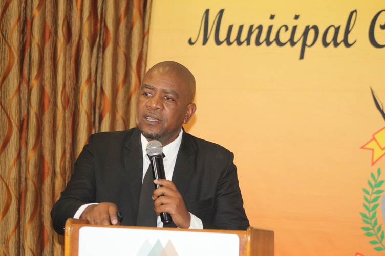 Municipal Council of Mbabane Director of Finance Mfanafuthi Bhembe presenting MCM’s Financials.