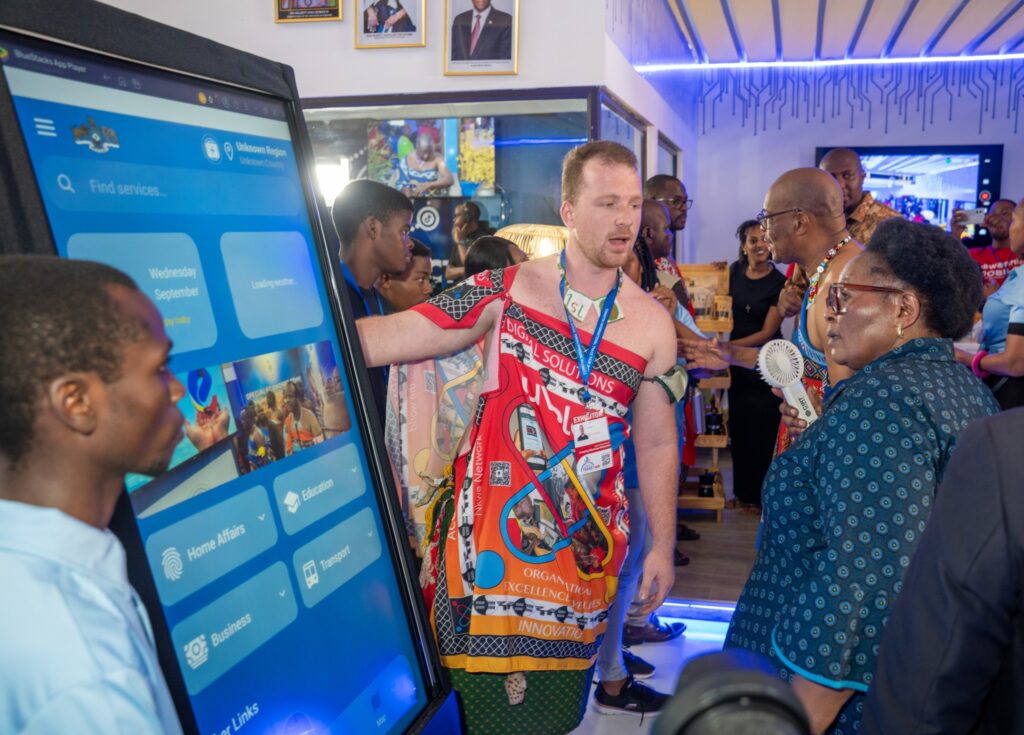 Luke with DPM Thuli Dladla.