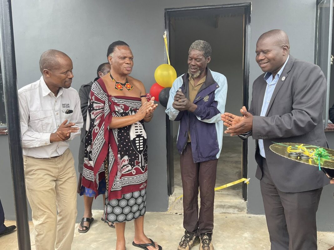 594879441_122233510100119500_5442429000267226044_n Prince Lonkhokhela inspecting the house that belonged to Wandile Hlatshwako with Gege Member of Parliament Magesi Dlamini and Wandile Hlatshwako.