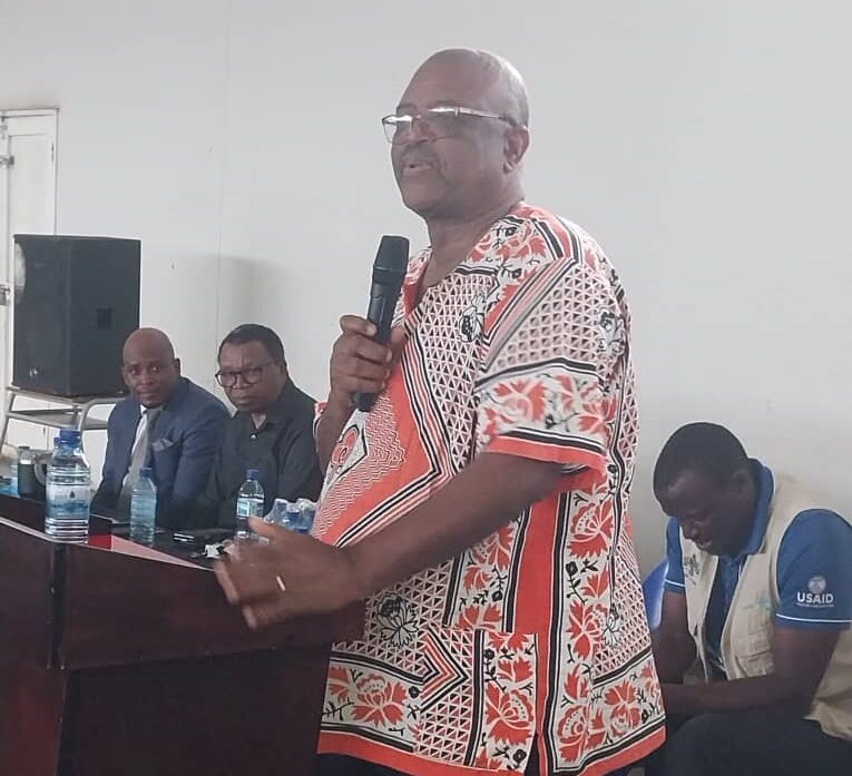 Businessman Lutfo Dlamini Philani Maswati Charity Organisation Chairman and former Ndzingeni Member of Parliament Lutfo Dlamini making his remarks.