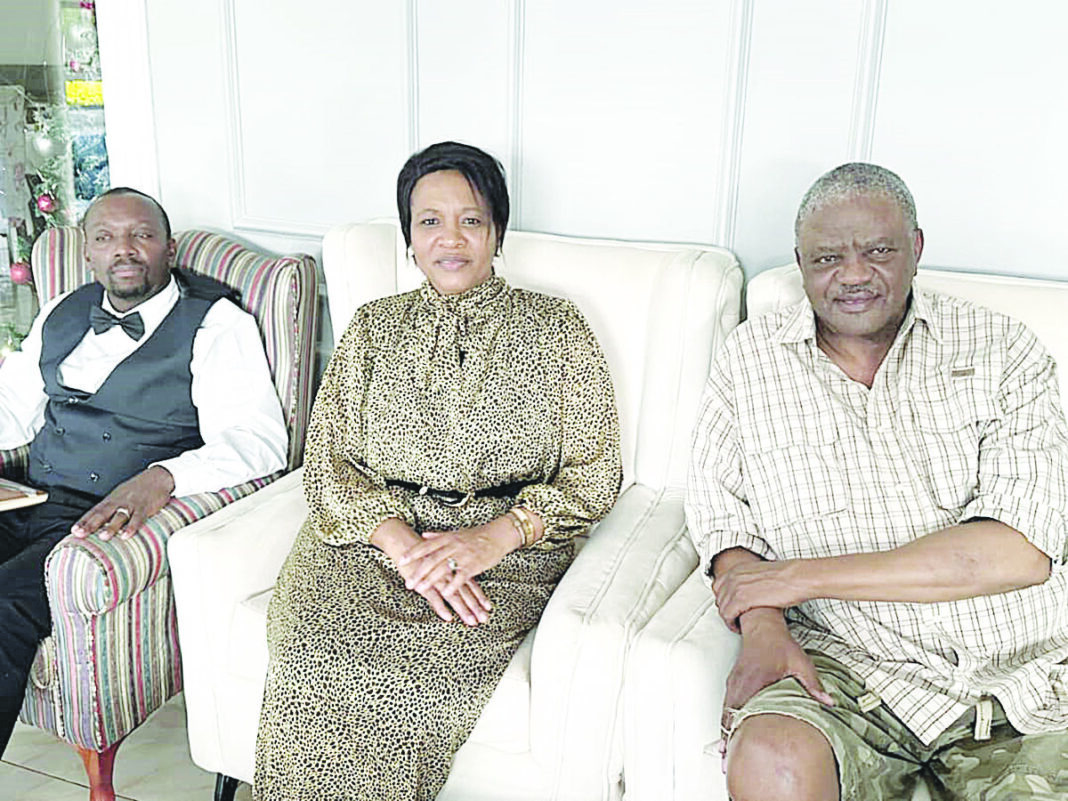 Dwaleni Farm Lodge Manager Msane, owners Busi Mabuza-Dlamini and Nkosinathi Dlamini.