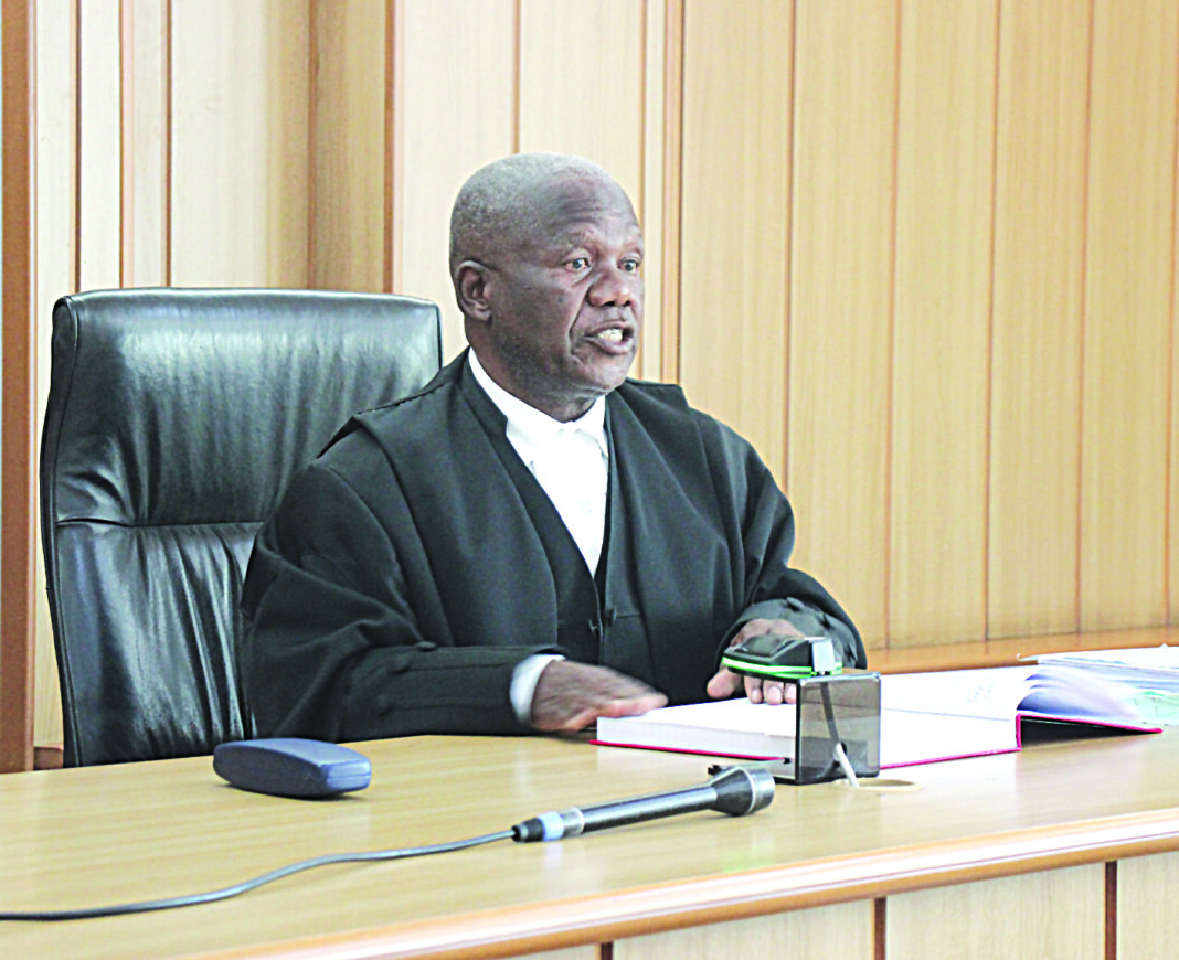 Judge Titus Mlangeni.