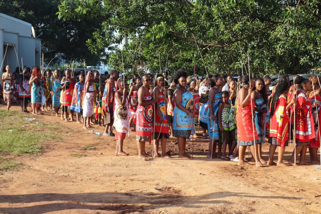 Youth turned out in large numbers for the main day of the Incwala ceremony at Ludzidzini.
