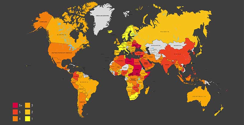 Eswatini has again been ranked among the world’s 10 worst countries for workers’ rights in the 2025 ITUC Global Rights Index, citing restrictive labour laws and repression of trade unions.