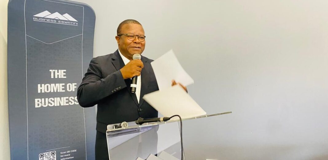 Minister of Commerce, Industry and Trade Manqoba Khumalo.