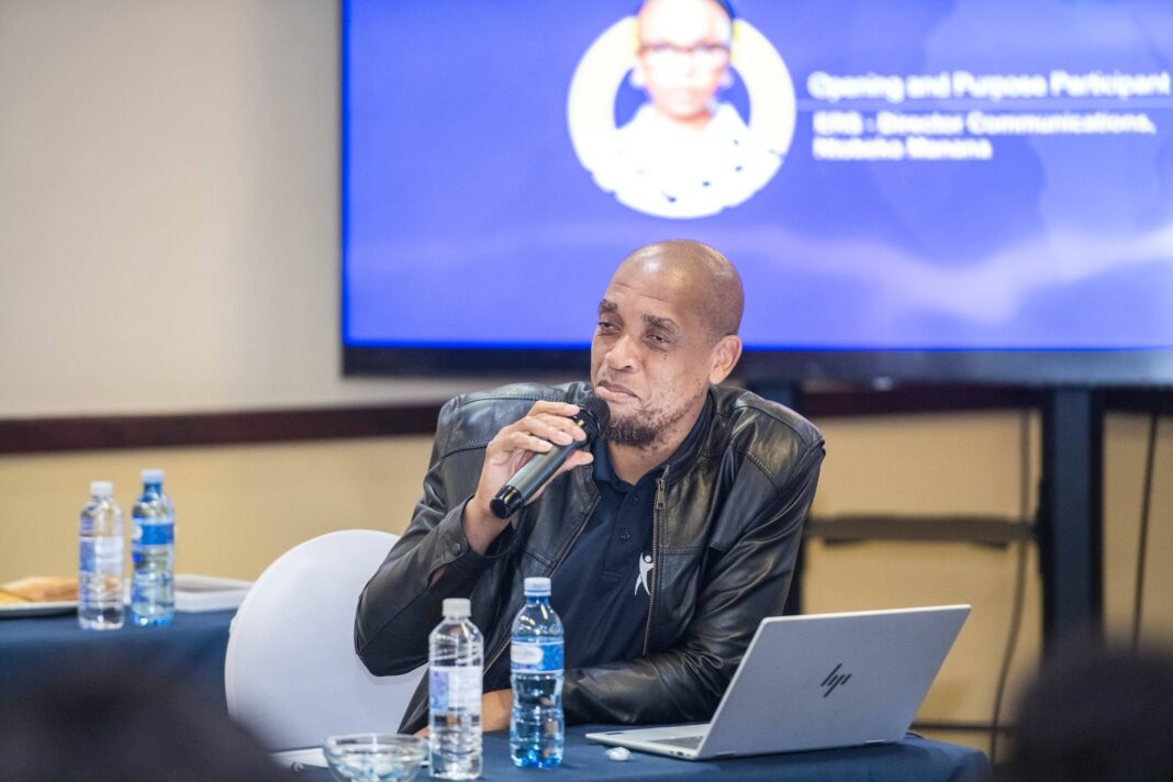 ERS Commissioner General Brightwell Nkambule presents during the Media Tax and Journalism Academy workshop hosted by the Eswatini Revenue Service (ERS) for the Editors Forum at Pigg’s Peak Hotel this past weekend.