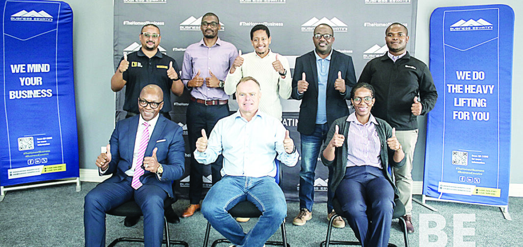 BE Trade and Commerce Committee during their recent quarterly meeting held at BE Offices at Emafini. held at BE Offices at Emafini.