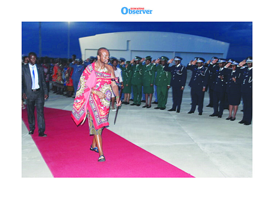 His Majesty King Mswati III left the country yesterday to join other heads of State in the Organisation of African, Caribbean and Pacific States Summit held at the Equatorial Guinea. The king is accompanied by Inkhosikati LaMbikiza.