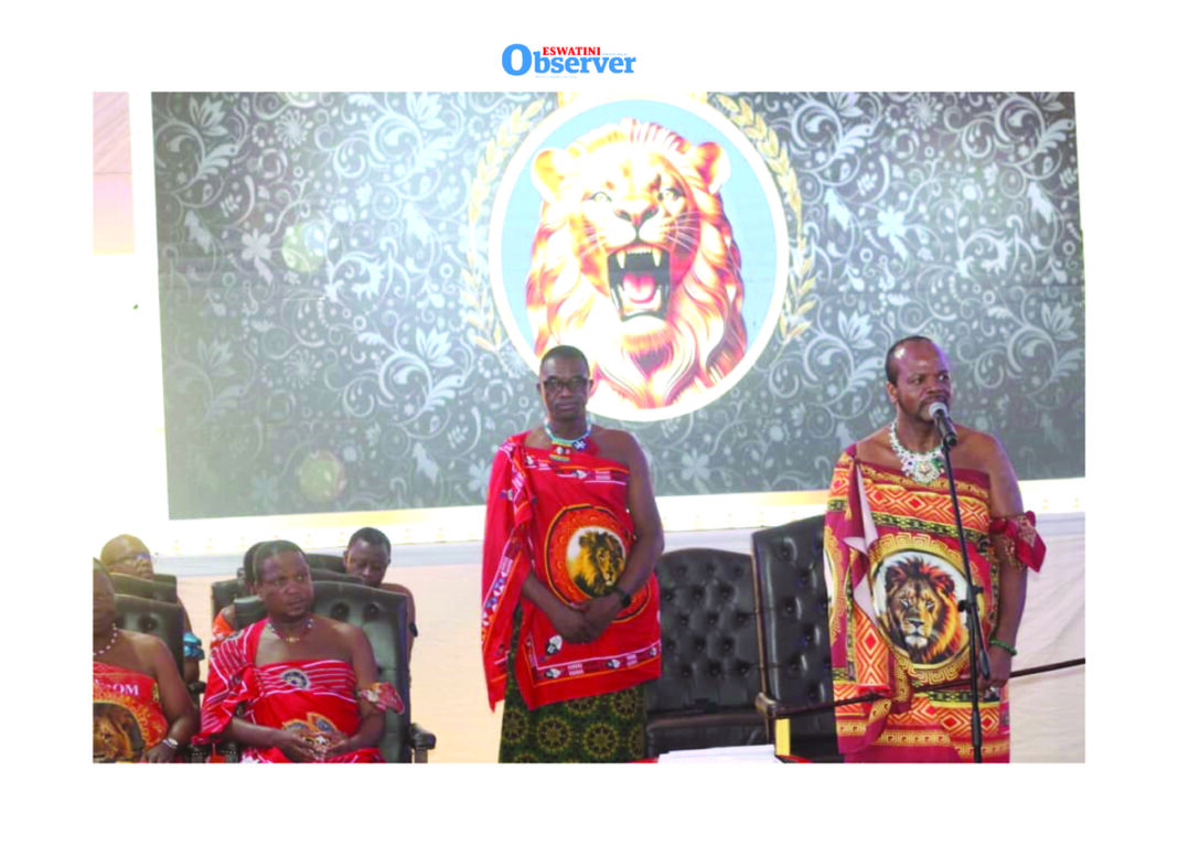 His Majesty King Mswati III addressing pastors and church leaders during their meeting. The king reaffirmed Eswatini's stance against same-sex relations and marriage.