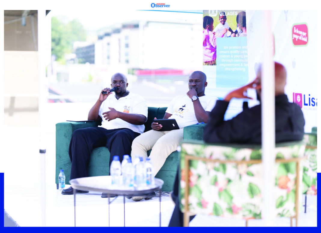 Lisango Some of the participants of the Lisango event. Thandukwazi Hadebe from Men's Corner and Gentleman Talk founder Mfundo Dlamini making their submissions