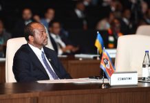 ‘Put people at the centre of urban development’ His Majesty following proceedings during the meeting.