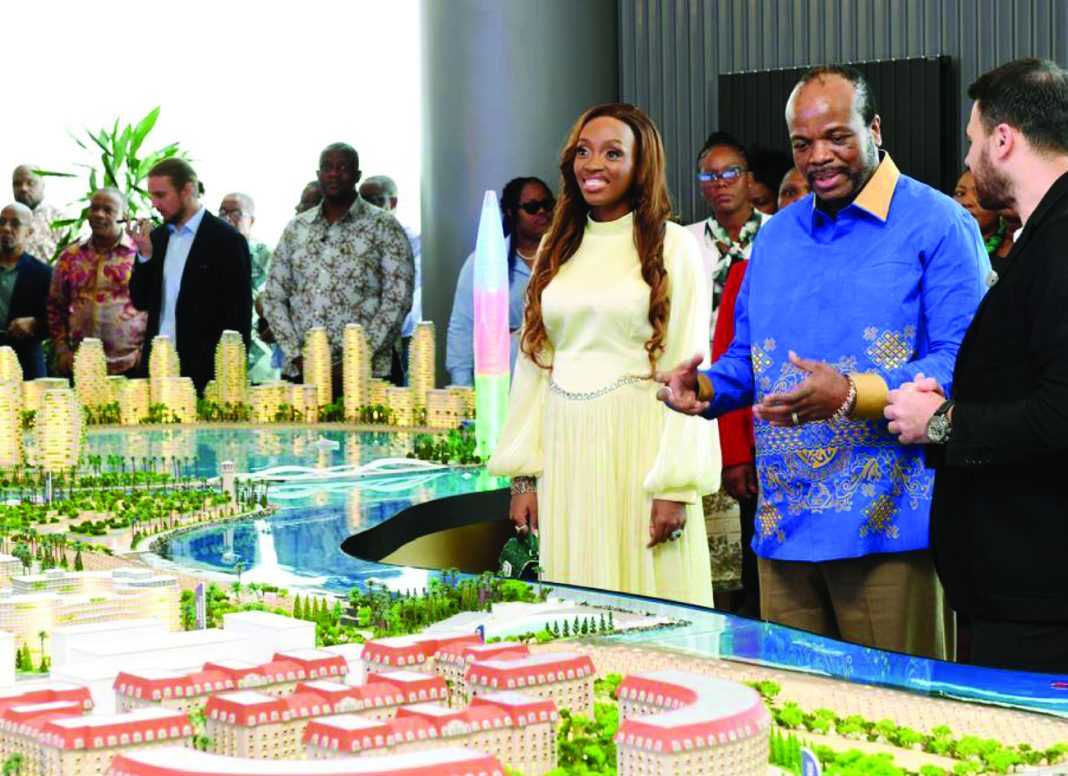 King His Majesty King Mswati III visited Sea Breeze Estate in Azerbaijan. The massive estate development is owned by Emin Agalarov, who led the king, Inkhosikati LaMashwama and the entourage on a tour of the project which is destined to become one of the leading cities.