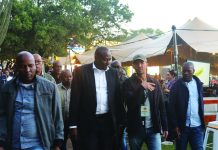 PM implores Bushfire to double economic impact Prime Minister Russell Dlamini touring different stalls at the Bushfire Festival.