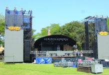 MTN Bushfire grounds come alive The main stage is taking shape as the crew continue with preparations for the sold-out MTN Bushfire Festival.