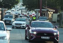 Bushfire Festival traffic floods Ngwenya Border The Ngwenya Border Post was a hive of activity yesterday as thousands of funlovers started arriving for the annual Bushfire Festival which starts today at House on Fire, Malkerns.