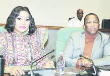 State Opening, OACPS-EU conference a success Senate President Lindiwe Dlamini and House of Assembly Speaker Jabulani Mabuza during a post-mortem on the State Opening and the Organisation of African, Caribbean and Pacific States (OACPS) and European Union (EU) 1st Parliamentary Assembly in Parliament yesterday. (Pics: Lucky Simelane)