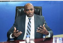 Formalising informal businesses can unlock over 20 000 jobs UN Resident Coordinator George Wachira stresses a point during a meeting with the Eswatini Observer staff.