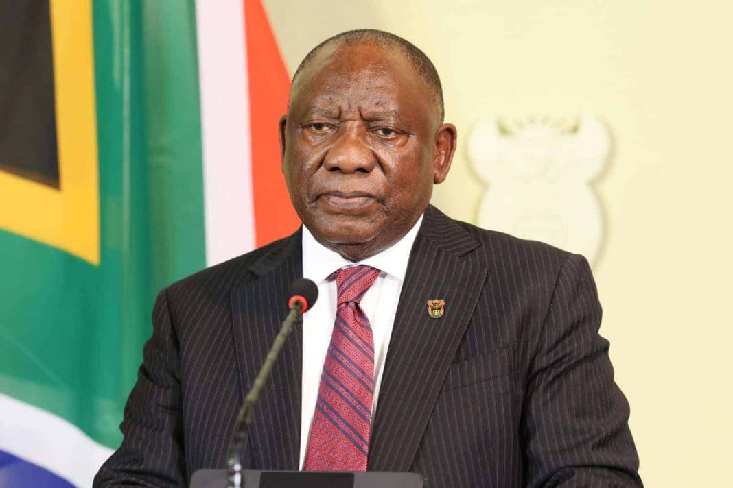 South African President Cyril Ramaphosa