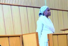 Daughter jailed for insulting parents, damaging property Simphiwe Sithole during her court appearance yesterday.