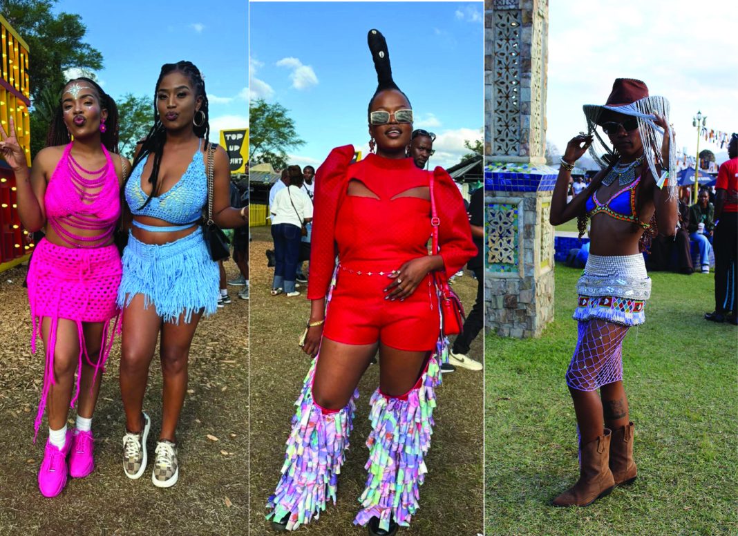 Festivalgoers at MTN Bushfire turned fashion into expression, using colour, texture and symbolism to reflect the 2026 theme, Juncture of Hum.