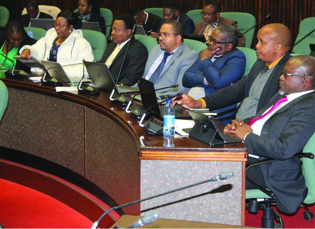 Some of the ministry of finance officials who were present.