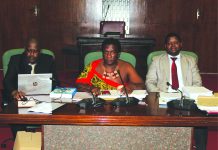 Locals abroad owe FINCORP millions PAC Clerk Arthur Mordaunt, PAC Chairperson Madala Mhlanga and Auditor General Timothy Matsebula.
