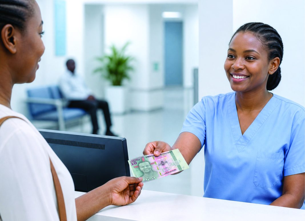 Pay Money Illustrative Image: Manzini Government Hospital introduces consultation fees starting at E10 as part of a new revenue collection system effective June 1, 2026.