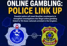ILLEGAL ONLINE GAMBLING: Local police to meet Brazil counterparts Eswatini police will meet Brazilian counterparts to strengthen investigations into illegal online gambling linked to 153 Asian nationals arrested in the kingdom.