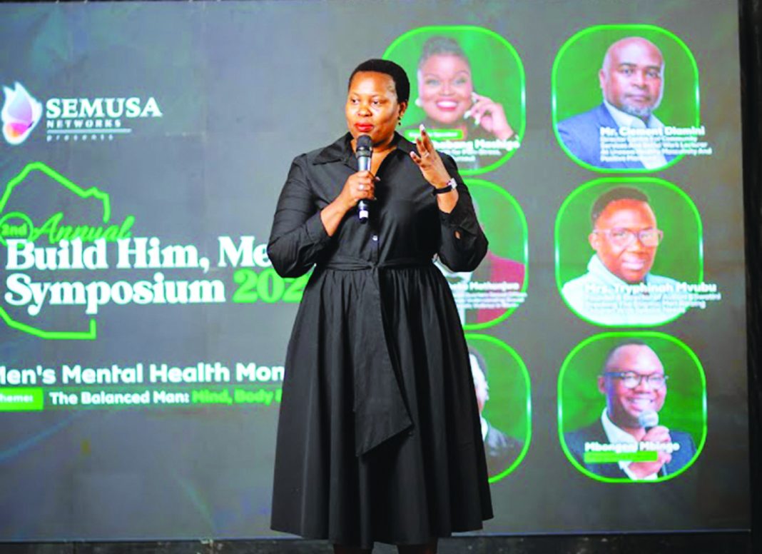 Semusa Networks founder and Chief Executive Officer Sisusa Dlamini making her remarks.