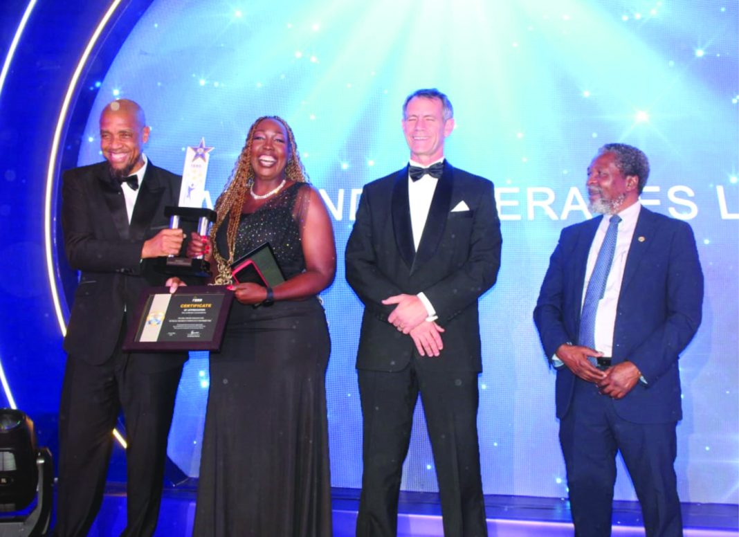 ERS The overall winner Doreen Tumureebire of Swaziland Beverages won big during the awards.