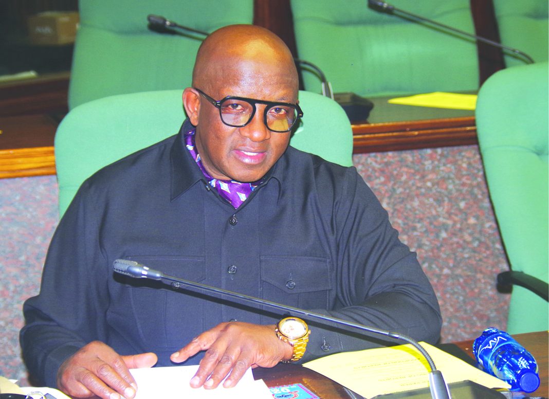 Marwick Khumalo MP Marwick Khumalo sorting his files before the start of the sitting. (Pics: Mduduzi Mngomezulu)