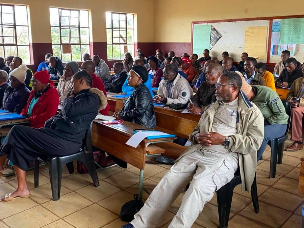 A section of the community police officers pictured during the workshop.