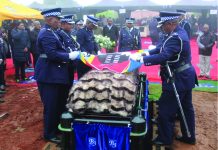 Rain, salute, tears mark CJ’s final journey